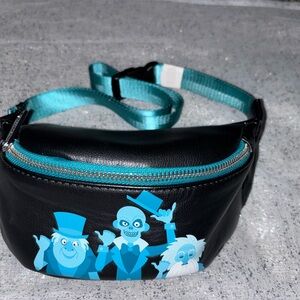 Disney Black and Blue Haunted Mansion Waist Bag